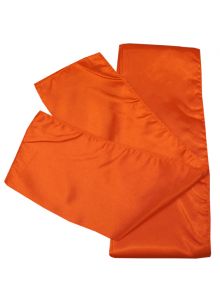 Kung Fu écharpe en satin orange