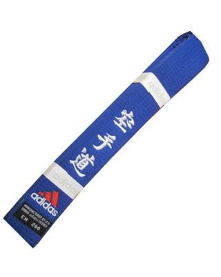 Gürtel adidas Bestickung KarateDo blau