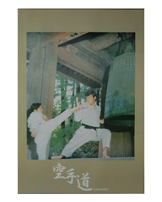 Karate Im Tempel [84x60cm]