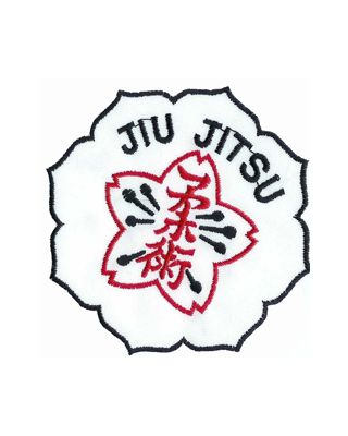 Ju-Jitsu Kirschblühten [rot/weiss/schwarz 10cm]